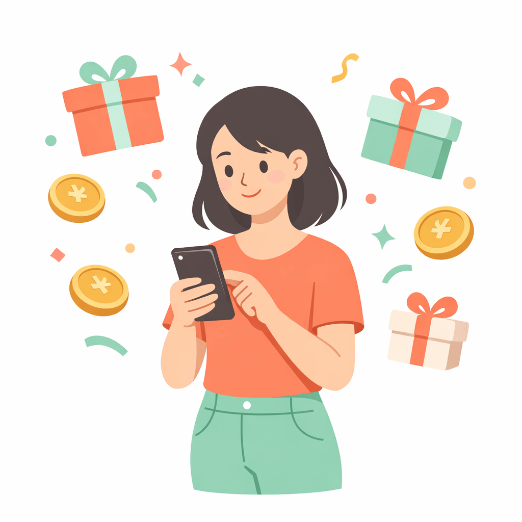 Illustration of finding referral codes and rewards