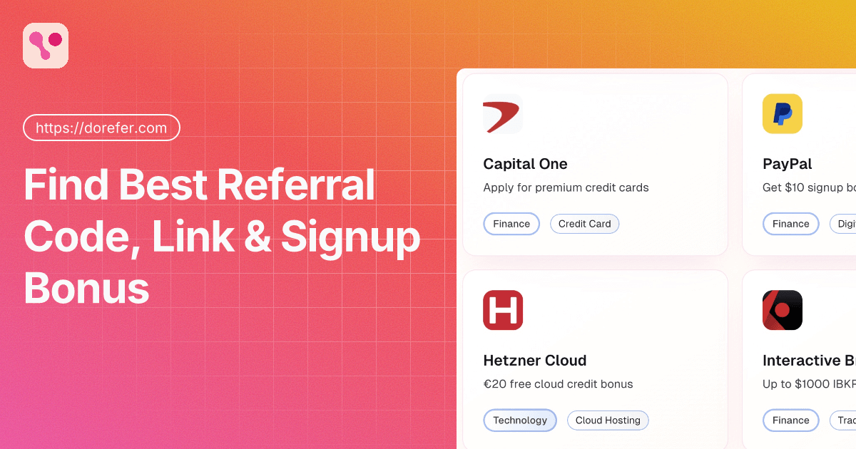 Discover Referral Codes, Links & Bonuses | referral.is